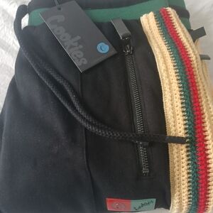 NWT Cookies Montego Bay Black Jogger Sweatpants Medium